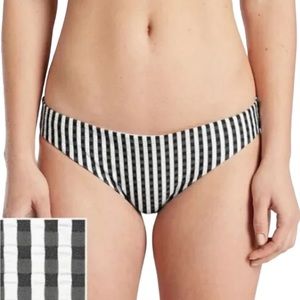 Athleta Striped Seersucker Bikini Swim Bottoms - NWOT